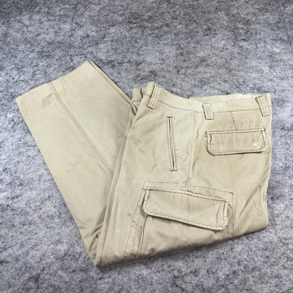 Vintage Y2K Gap Cargo Pants Men's 34x30 Baggy Heavy Wide‎ Leg Skater Grudge